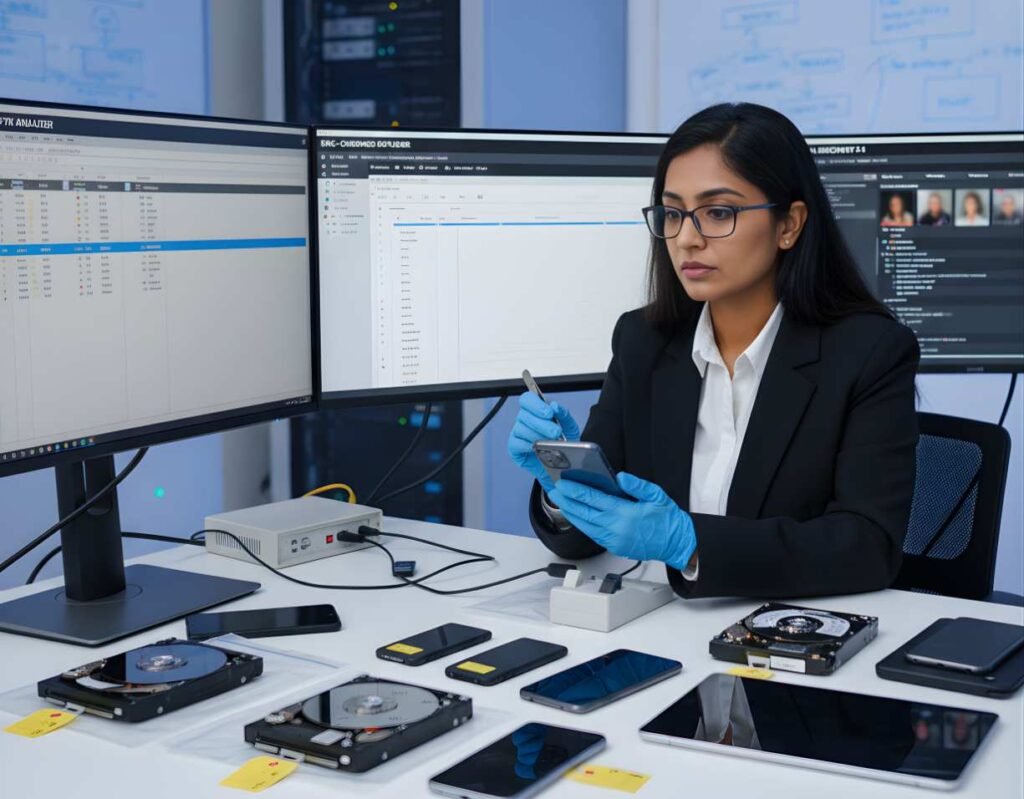 digital forensics instructor responsibilities research